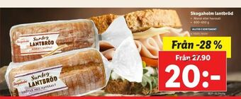 Lidl Skogaholm lantbröd erbjuda