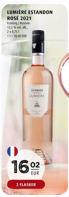 Scandinavian Park Lumière estandon rosé 2021 erbjuda