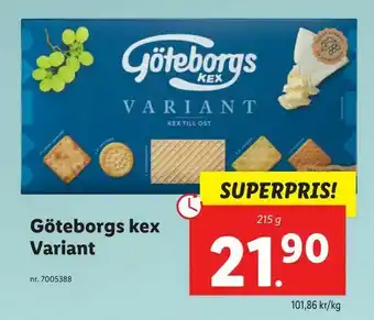 Lidl Göteborgs kex Variant erbjuda