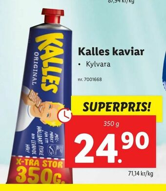 Lidl Kalles kaviar erbjuda