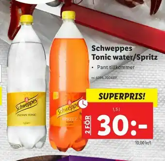 Schweppes Tonic water/Spritz