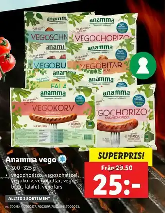 Lidl Anamma vego erbjuda