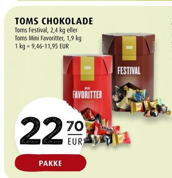 Scandinavian Park Toms chokolade erbjuda
