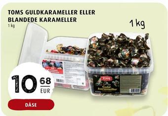 Scandinavian Park Toms guldkarameller eller blandede karameller erbjuda