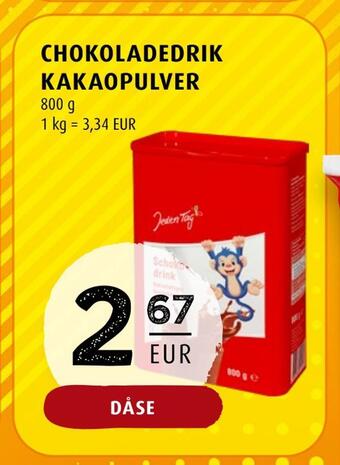 Scandinavian Park Chokoladedrik kakaopulver erbjuda