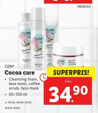 Lidl Cocoa care erbjuda