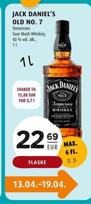 Scandinavian Park Jack daniel's old no. 7 erbjuda