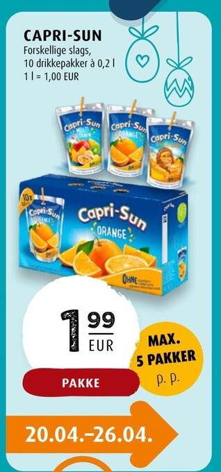 Scandinavian Park Capri-sun erbjuda