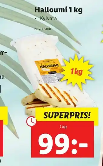 Lidl Halloumi 1 kg erbjuda