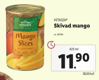 Lidl Skivad mango erbjuda