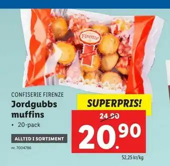 Lidl Jordgubbs muffins erbjuda