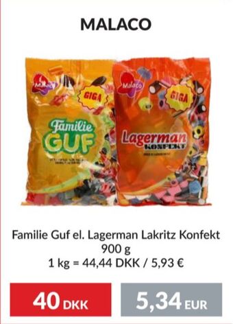 Nielsen Discount Familjeguf godispåsar erbjuda