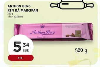 Scandinavian Park Anthon berg marsipan erbjuda
