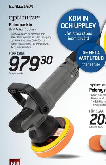 thansen Polermaskin erbjuda