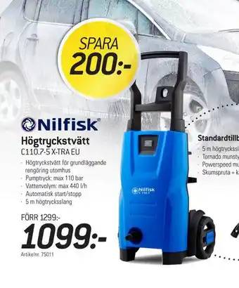 thansen Högtryckstvätt c110,7-5 x-tra eu erbjuda