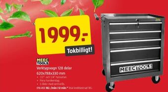 Jula Meec tools verktygsvagn erbjuda