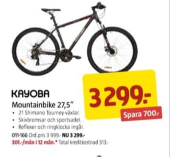 Jula Kayoba cykel erbjuda