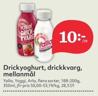 Hemköp Yoggi Yoghurt erbjuda