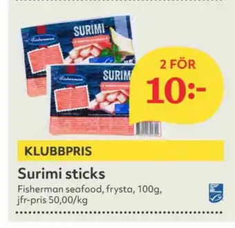 Hemköp Fisherman Seafood Surimi erbjuda