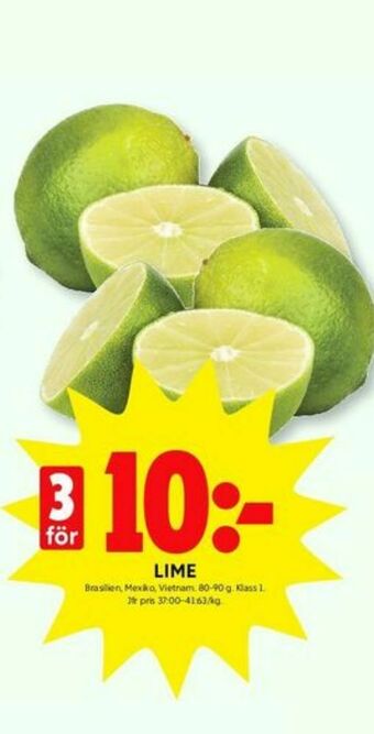 ICA Kvantum Lime erbjuda