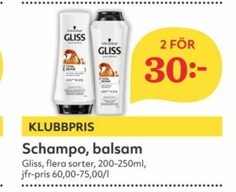 Hemköp Gliss Balsam erbjuda