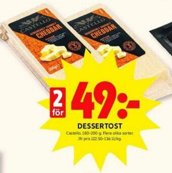 ICA Kvantum Castello Dessertost erbjuda