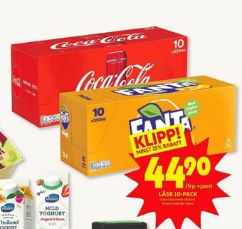 ICA Kvantum Coca Cola Läskedryck erbjuda