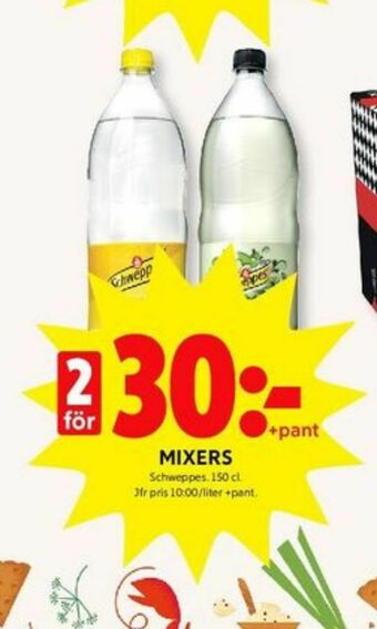ICA Kvantum Schweppes Tonic erbjuda