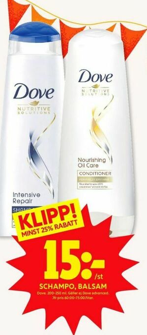 ICA Kvantum Dove Balsam erbjuda