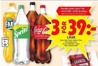 ICA Maxi Coca Cola Zero Läskedryck erbjuda