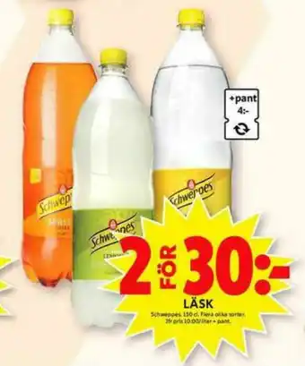 ICA Maxi Schweppes Läskedryck erbjuda
