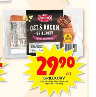 ICA Maxi Scan Grillkorv erbjuda