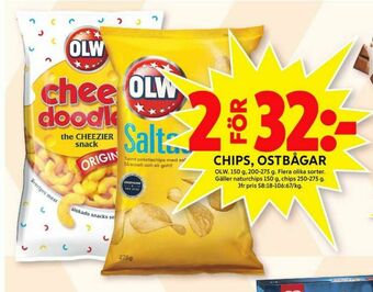 ICA Maxi OLW Chips erbjuda