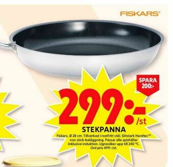 ICA Maxi Fiskars Stekpanna erbjuda