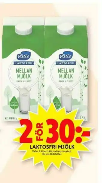 ICA Maxi Valio Mjölk erbjuda
