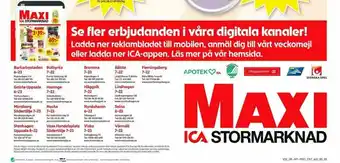 ICA Maxi ICA Maxi Imageannons erbjuda