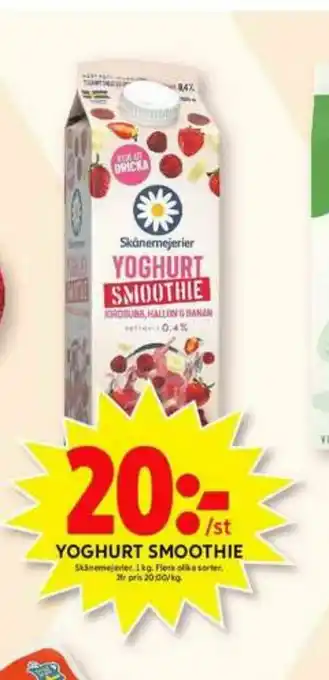 ICA Maxi Skånemejerier Yoghurt erbjuda