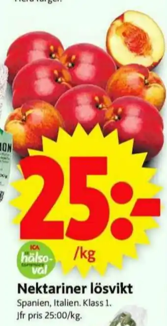 ICA Supermarket Nektariner erbjuda