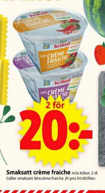 ICA Supermarket Arla Köket Crème fraiche erbjuda