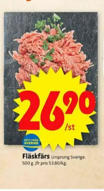 Fläskfärs