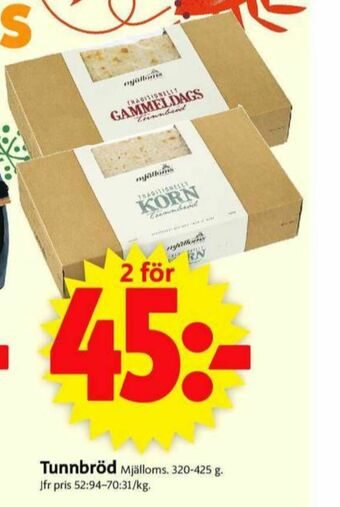 ICA Supermarket Mjälloms Tunnbröd erbjuda