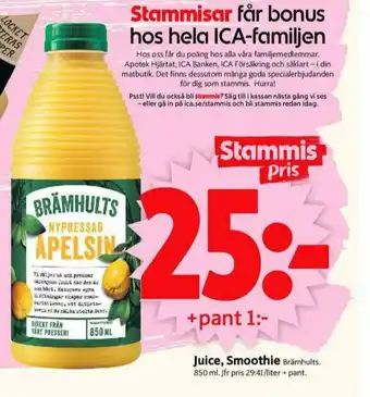 ICA Supermarket Brämhults Smoothie erbjuda
