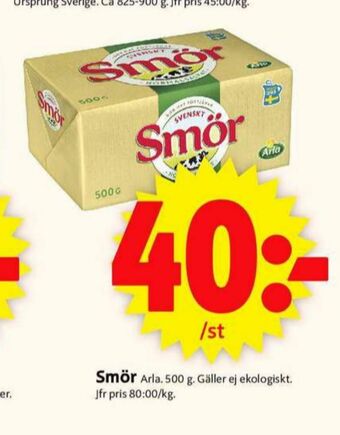 ICA Supermarket Valio Smör erbjuda
