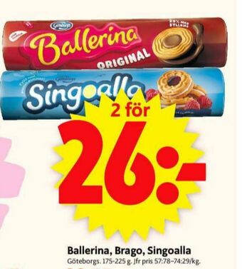 ICA Supermarket Ballerina Kaffekex erbjuda