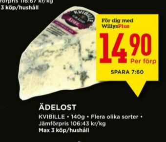 Willys Kvibille Ädelost erbjuda