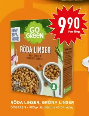 Willys GoGreen Linser erbjuda