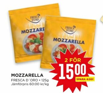 Willys Fresca d oro Mozzarella erbjuda