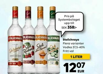 Border Shop Stolichnaya Premium Vodka erbjuda