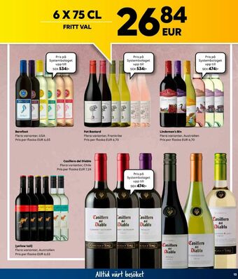 Border Shop Rosé Vin erbjuda
