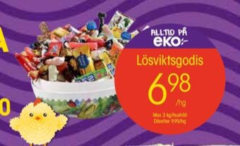 EKO Lösviktsgodis erbjuda